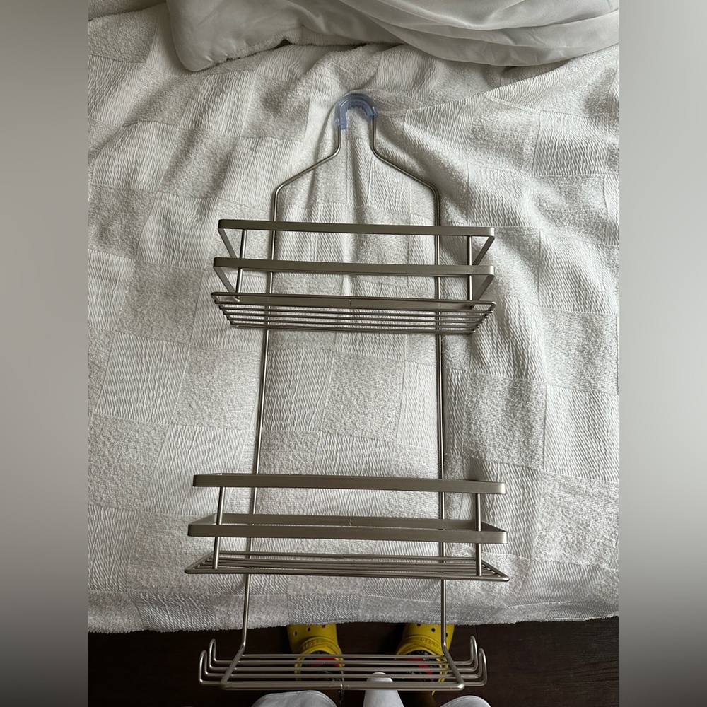 Brand new shower caddy/ stainless steel